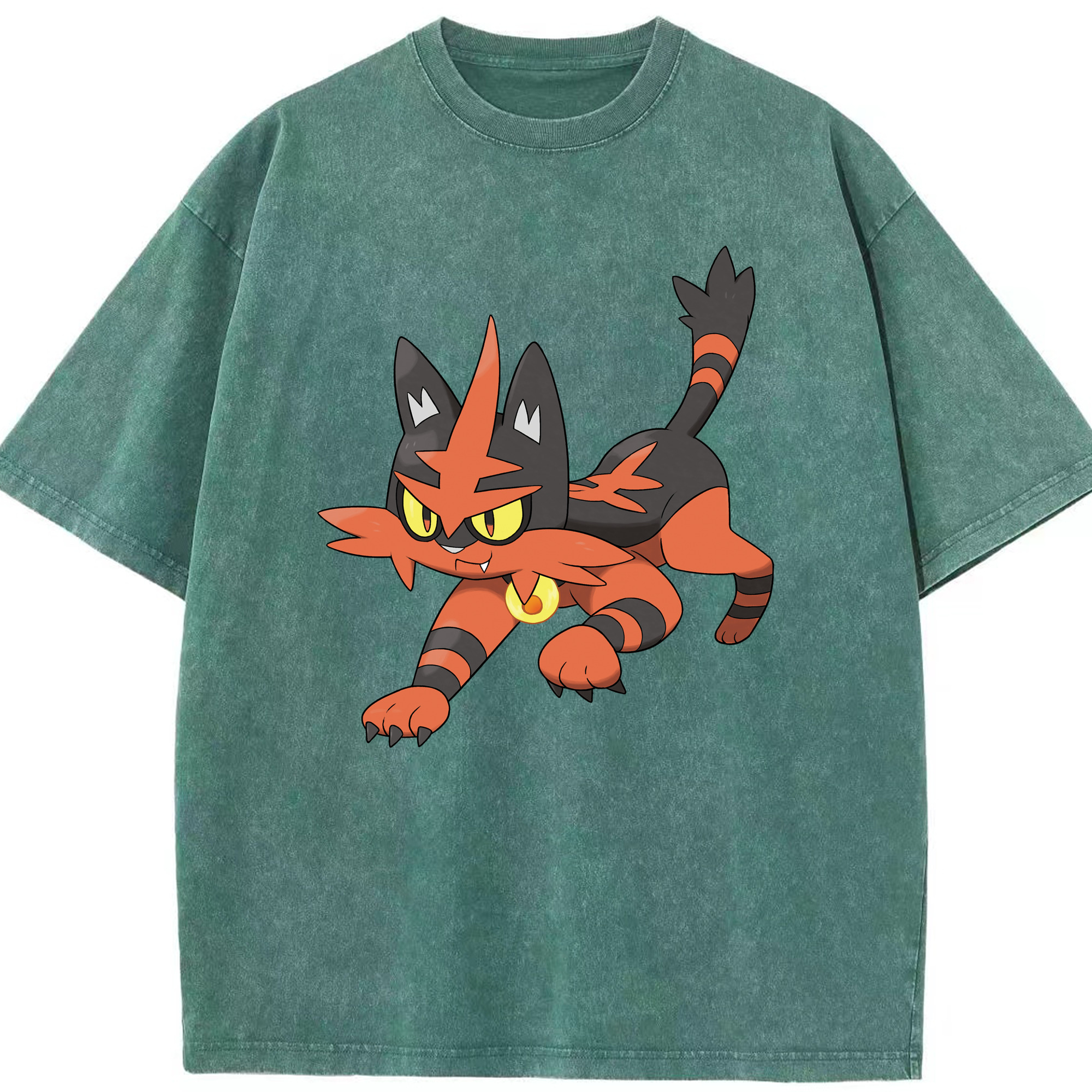 （画像用） ポケットモンスター Pokémon 綿100% ヴィンテージ風 半袖Tシャツ（フロントプリント）